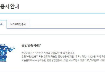 공인인증서를 파일로 만들어서 사용하는 방법