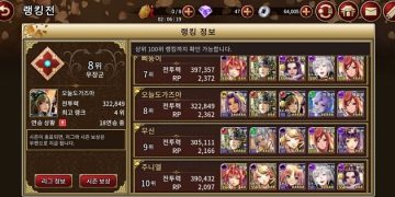 삼국지난무 – 랭킹전 공략 및 팁 살펴보기