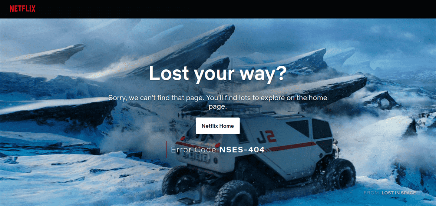 넷플릭스 404 페이지