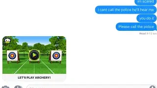 아이메세지(iMessage)에서 양궁 게임 하는 방법