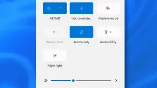 윈도우11에서 빠른 설정을 켜거나 끄는 방법