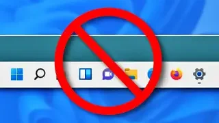 윈도우11에서 작업 표시줄을 숨기는 방법