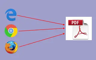 윈도우10 또는 11에서 웹 페이지를 PDF로 저장하는 방법