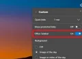 Microsoft 엣지(Edge)에서 사이드바를 끄는 방법