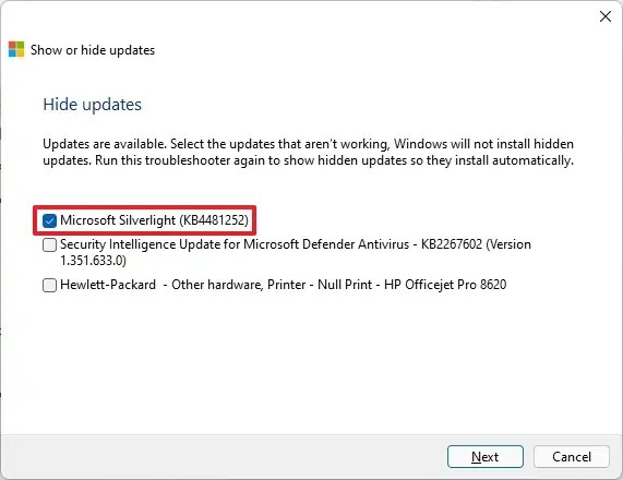 تم حظر تحديث Windows 11