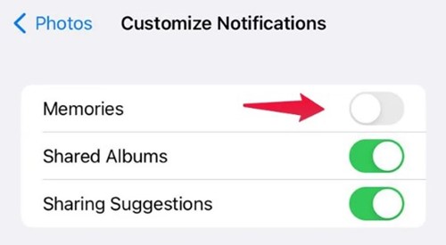 Kapcsolja ki a Memories funkciót az iOS 16 rendszerben