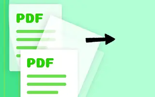 컴퓨터 또는 모바일에서 PDF 페이지를 추출하는 방법