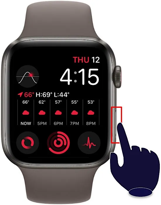 Boczny przycisk Apple Watch 2
