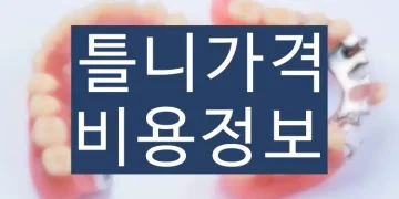 틀니 가격 비용 총정리 (완전 틀니, 부분 틀니, 임플란트)