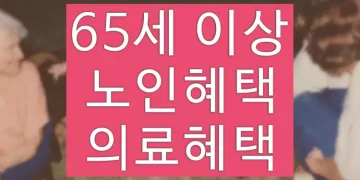 65세 이상 노인혜택, 의료 혜택 확인