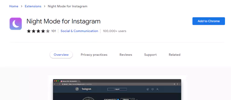 Ota tumma tila käyttöön Instagramissa verkkoselaimelle_2
