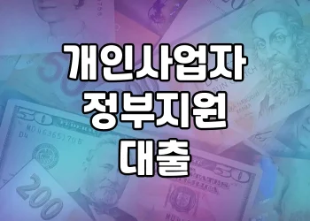 개인사업자 정부지원 대출 | 종류와 세부 상품 정보 안내