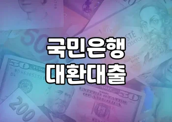 국민은행 대환대출(+정부지원 대환대출)은 어떻게 이용할 수 있을까?