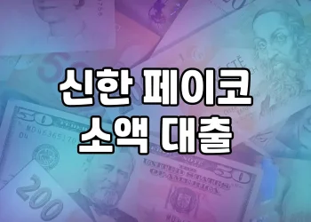 신한 페이코 소액대출 | 무직자도 이용 가능한 저신용자 대출