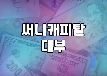 써니캐피탈대부 | 기준 신용점수가 낮아도 대출이 가능한 가장 안전한 대부업체