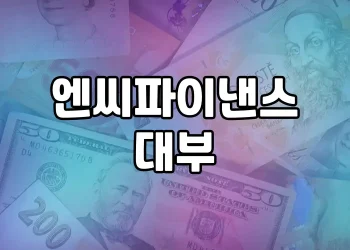 엔씨파이낸스대부 | 저신용자를 위한 안전한 대부업체