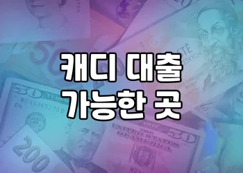 캐디 대출 가능한 곳 | 캐디 대출 옵션 가장 유용한 대안들