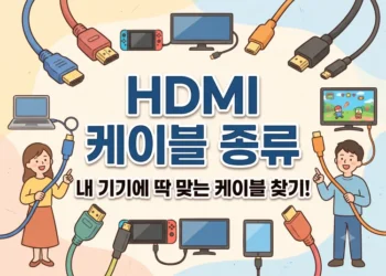 HDMI 케이블 종류 1.4, 2.0, 2.1 차이점 (내 모니터에 맞는 고르는 법)