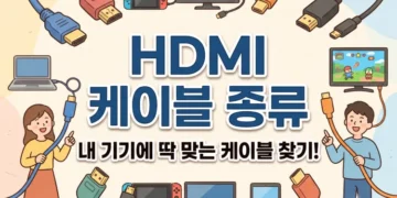 HDMI 케이블 종류 1.4, 2.0, 2.1 차이점 (내 모니터에 맞는 고르는 법)
